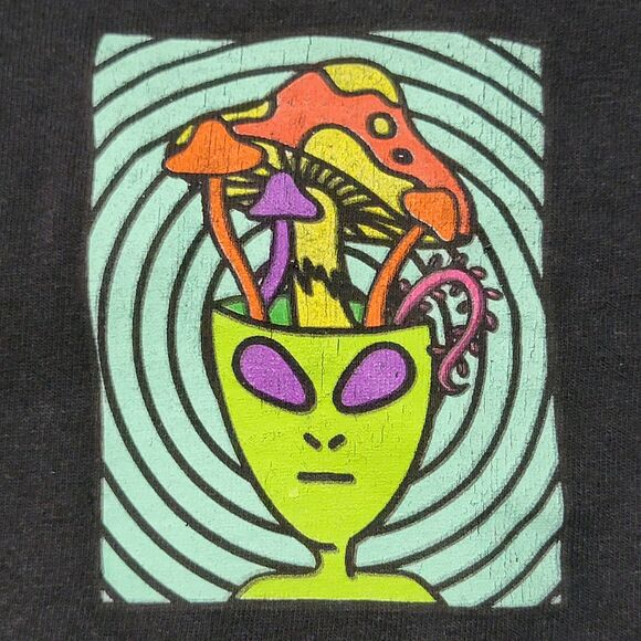 Alab SS Black Unisex Tee "Expand Your Mind" - Size Medium - Picture 5 of 6